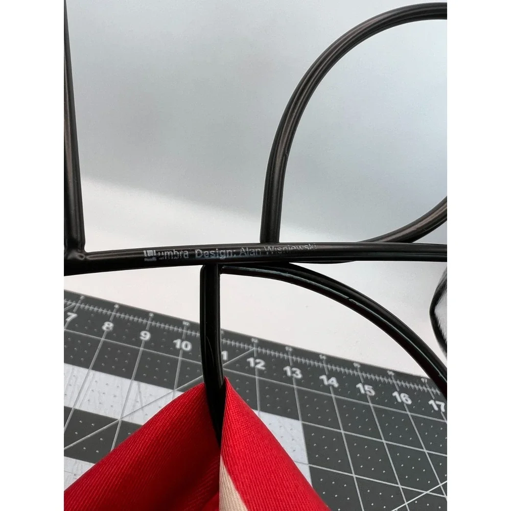 Umbra Alan Wisniewski Leaf Scarf Hanger Black Metal Organizer